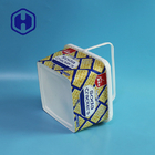Leeg Snackkoekje 3L die Vierkante Plastic Doos met Dekselhandvat verpakken