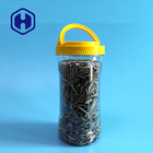 Het Voedsel van Bpa van notenpitten Ovale Vrije Plastic Verpakkingskruik 1150ml met Dekselhandvat
