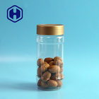 1000ml van de Flessen Gouden Schroefdop Ronde Snacks van de HUISDIERENkruik Transparante de Koffiebonen