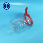 Flip Top Hexagonal Clear-HUISDIEREN Plastic Kruiken voor Badzout 660ml