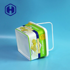 Eco-vriendelijke IML Plastic containers Custom Square 2L Plastic Cracker Biscuit Packaging Box