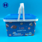 108oz Biscuit IML Container Luxe Cracker Square Custom Kerstcadeau Voedselverpakking