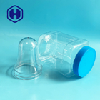 Voedingsmiddelen 1000 ml Transparent PET Preform met Liner Wide Mouth Grip Jar