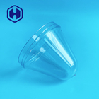 120 mm 100 g breed mond plastic pot PET preform met deksel transparant
