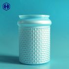 In reliëf gemaakte Muur Plastic Cilindrische Containers 401 EOE/POE-Dekking voor Bloem