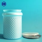 In reliëf gemaakte Muur Plastic Cilindrische Containers 401 EOE/POE-Dekking voor Bloem