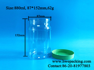 het Vrije HUISDIER Plastic Mason Jars Medicine Storage van 30oz 880ml Bpa
