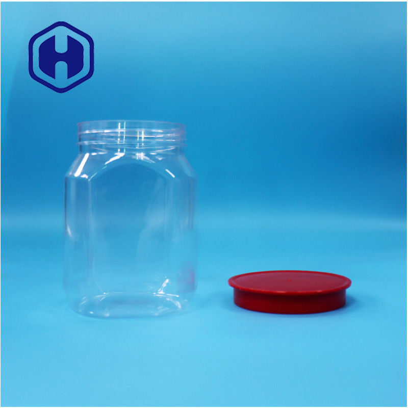 920 ml plastic verpakkingspot met watercapaciteit voor PET-potten voor levensmiddelen en doorzichtig deksel