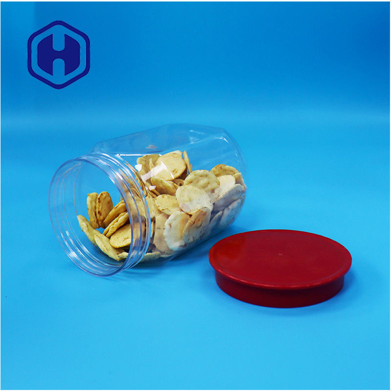 Custom logo PET unieke vorm Plastic honing potten 62g netto gewicht voor malen of drukken