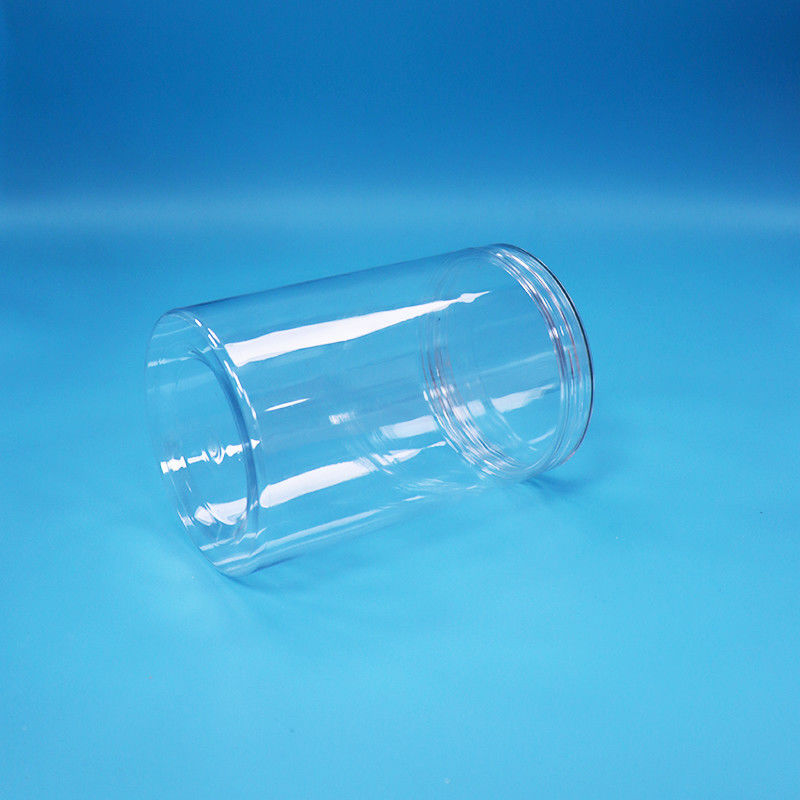 35.5oz Food Grade Food Candy Nuts Duidelijk Cylinder Ronde PET Plastic Jar Duidelijk Schroefdeksel