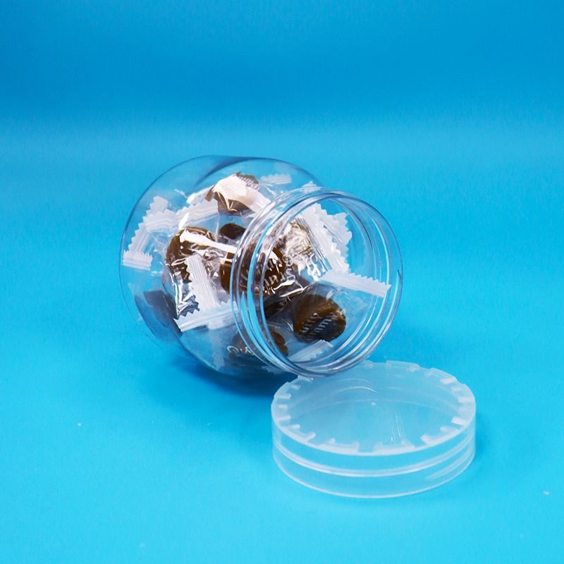 Voedselveilige kleine lege snoepkoekjes heldere PET plastic potten met verzegelde schroefdop
