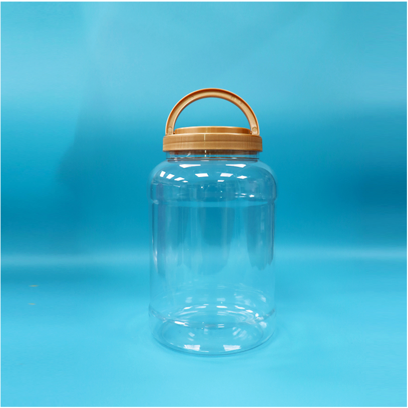 BPA-vrij hoesje doorzichtig rond breed mond PET-plastic melkpoederpotje