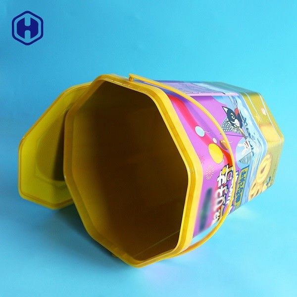 De Emmer van de achthoekvorm IML Containers van het 1,96 Gallons8.25l de Plastic Koekje