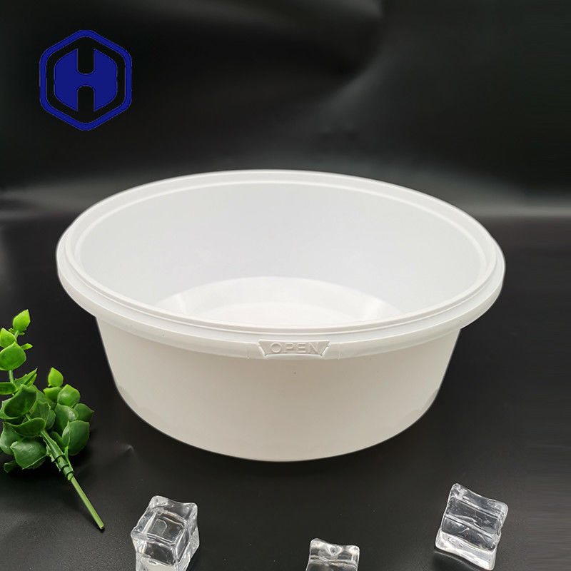 Thermoformed Snelle Voedsel van IML haalt Bewijs van het Verpakkings het Plastic Tray With Lid 1300ml Lek weg
