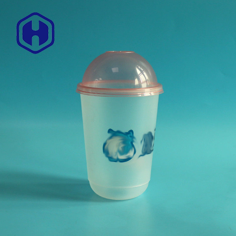 Van de de Douanedruk van IML pp van de de Vormmelk van U van de de Bellenthee de Plastic Kop voor Juice Cold Coffee