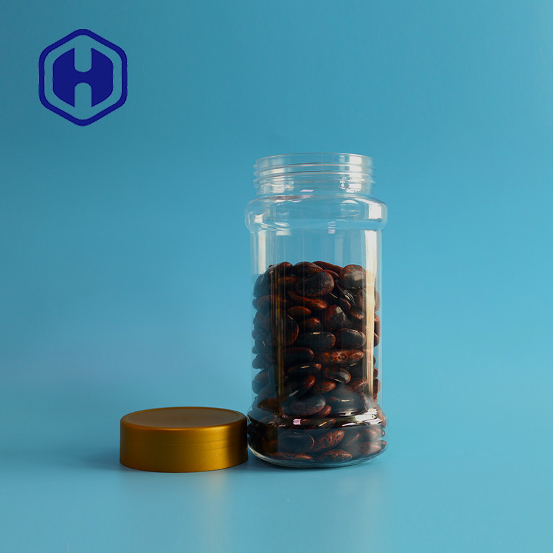 Van het het Huisdierenlek van de cachou Vierkante Cracker het Bewijs Plastic Kruik 30oz 900ml voor de Havermout van het Koffiepoeder