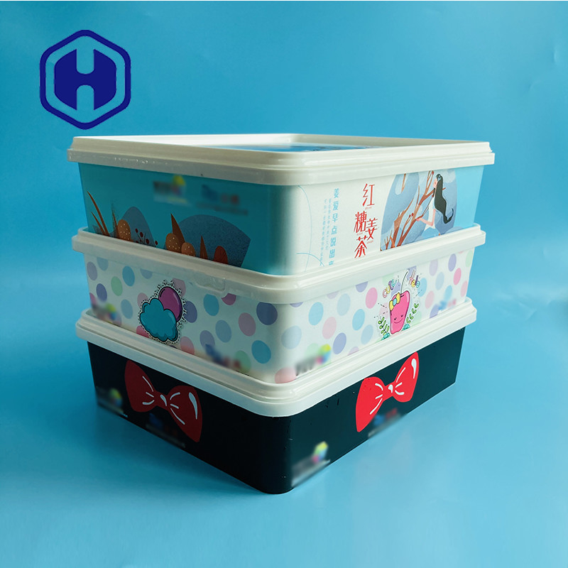 Van de Kerstmis Huidig Vakantie van rechthoekiml Plastic Containers van de de Giftdoos van het de Laagjasje van de Rokhandschoenen de T-shirtpakket