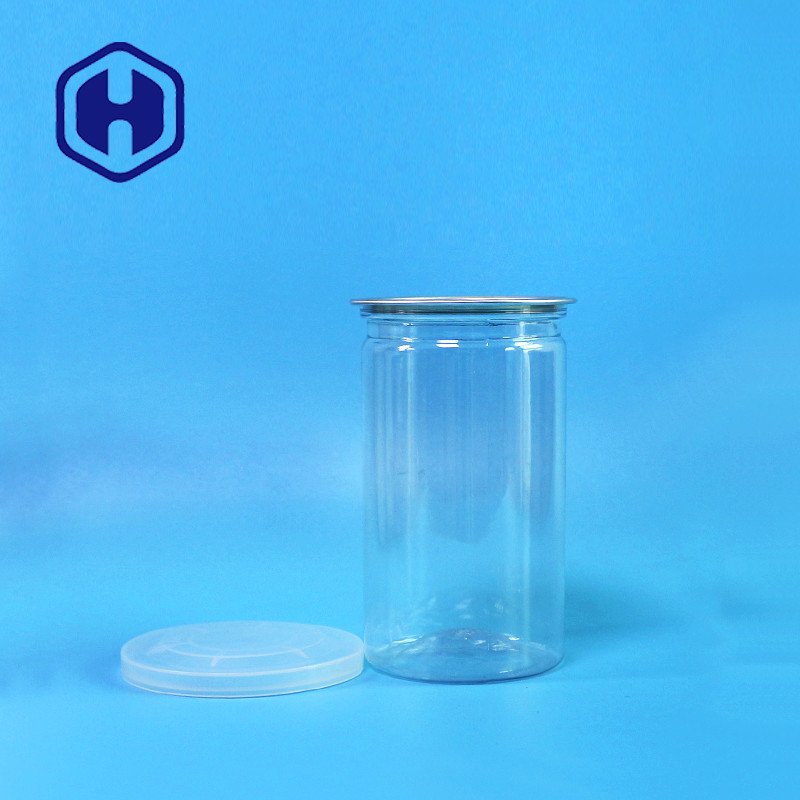 De rechte Gezonde Vrije Duidelijke Plastic Blikken 211# 12oz 360ml van Bpa drogen Vruchten Specerijen Verpakking