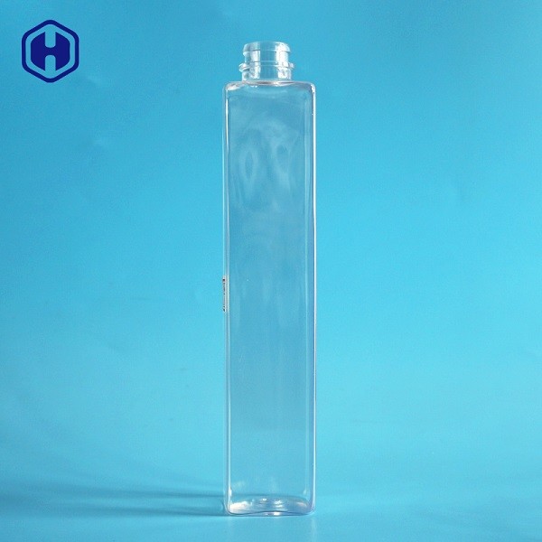 Het vierkant blikte Lege Plastic Flessen met de Lekkagebewijs van het Schroefdeksel in