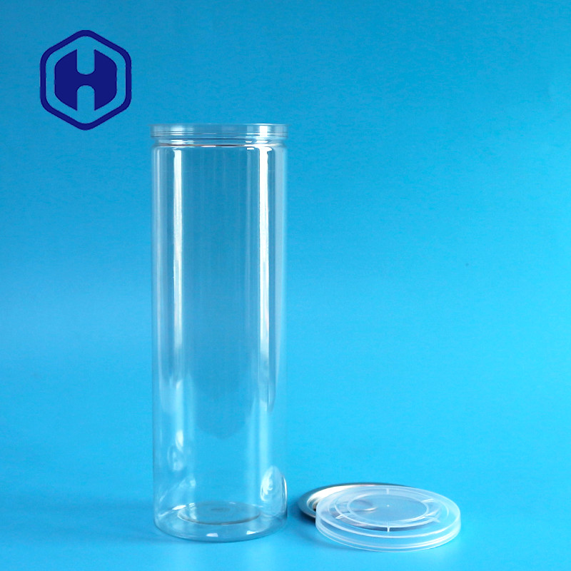 De Plastic Blikken van Ring Pull Empty Disposable Clear met Gemakkelijke Open Dekselkoekje Verpakking