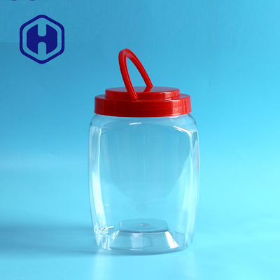 2250ml de vierkante Grote Kruiken van Mond Plastic Groenten in het zuur met de Verpakking van het Handvathuisdier