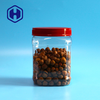 van de het HUISDIEREN Plastic Kruik van 1480ml 50oz Vierkante het Voedsel van het de Koffiepoeder Verpakking met Schroefdeksel
