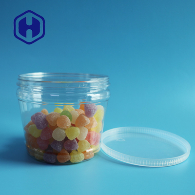 Duidelijke Plastic Cirkel Beknotte de Kegelvorm van de Verpakkingskruik 680ml om Plastic Container