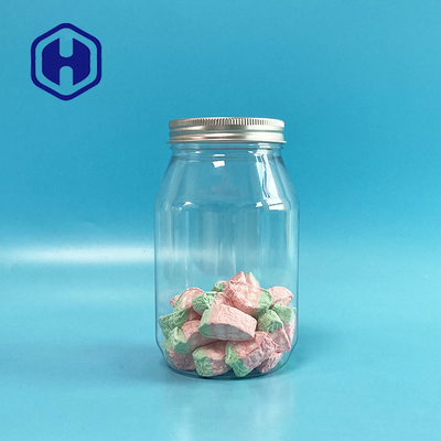 560ml Aluminium Hoogste 136mm Hoogte van snacksmason plastic bottle jar with