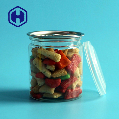 Luchtdicht doorzichtig PET gemakkelijk open blikken Plastic met gemakkelijk open einde