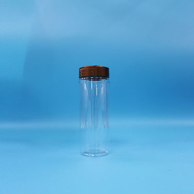 Doorzichtige plastic PET ronde brede mond zoutpeper kruiden potten Sifter en dop