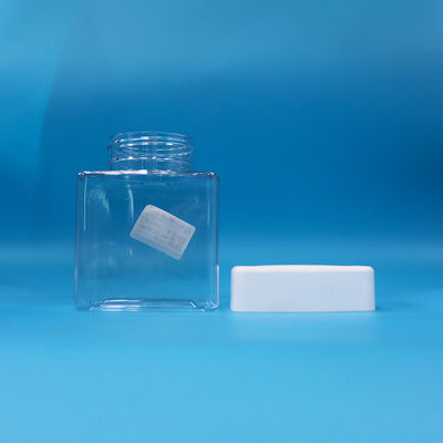 Gratis monster met levering door de klant Plastic Food Grade Square Jar Packaging Candy