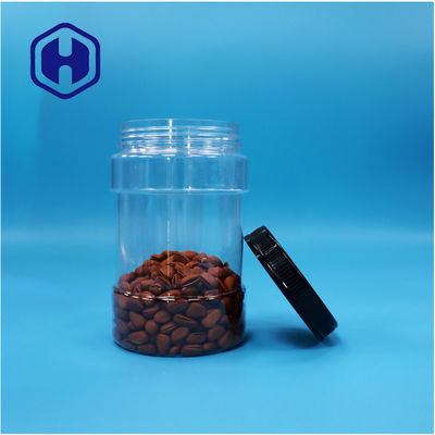 Ronde vorm helder plastic breed mond gedroogd voedsel snoep peper noten suiker potten