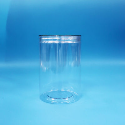 35.5oz Food Grade Food Candy Nuts Duidelijk Cylinder Ronde PET Plastic Jar Duidelijk Schroefdeksel