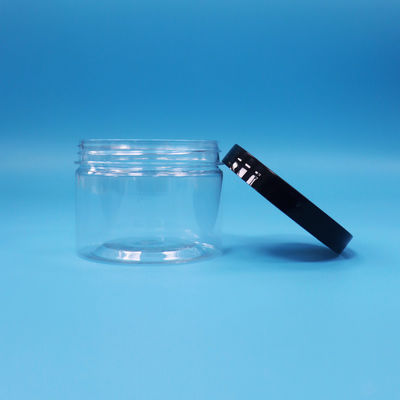 Transparante ronde mondvorm PET plastic pot voor zwarte thee zaad speelgoed cadeau snoep Cooike