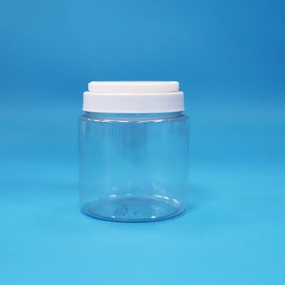 Gemakkelijk Open Transparante Ronde Babyvoeding Zaden Noten Snoep Plastic PET Potten Schroefdeksel