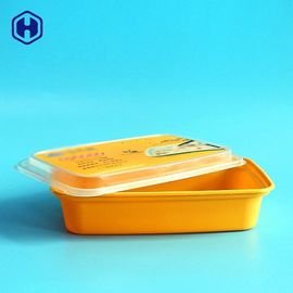 Lege Voedsel Verpakkings Plastic Container in Vorm die 400ML 750ML etiketteert