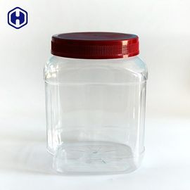 De duidelijke Vierkante Brede Mond Plastic Kruiken mengden Droge Cashewnoten Verpakking
