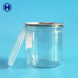 De gemakkelijke Open Einden ontruimen Plastic Blikken Stapelbare Luchtdichte Plastic Ronde Kruik