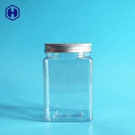 De kleine Lege Vierkante Brede Stapelbare Ruimtebesparing van Mond Plastic Kruiken