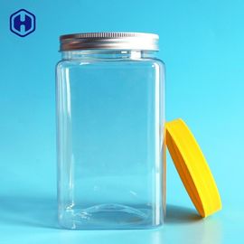 Containers van het aluminiumglb de Vierkante Plastic Voedsel om Monddiameter 83.3mm