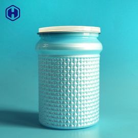 In reliëf gemaakte Muur Plastic Cilindrische Containers 401 EOE/POE-Dekking voor Bloem