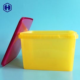 De antitonnen BPA die Vrije Lege Pp van Waterkoekjes IML Doos Gele Kleur verpakken