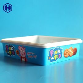 Het hete Vullen past IML-Doos om Koekjes Plastic Verpakkende SGS FDA aan QS