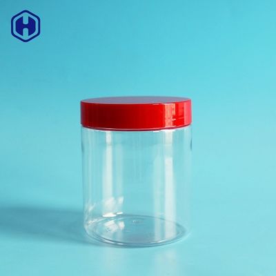 Luchtdichte 73mm 13OZ Duidelijke Plastic Blikken met Gemakkelijke Open Einden