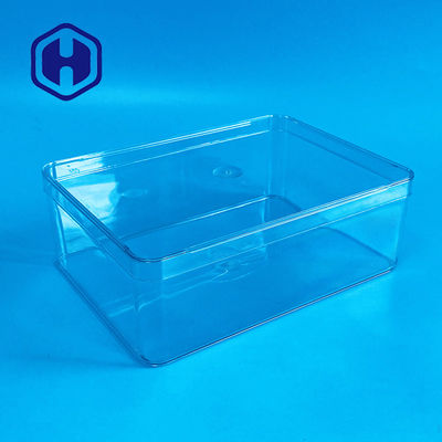 Rechthoekige Vrije 40oz het HUISDIEREN Duidelijke Plastic Doos van Bpa Geen Handvat