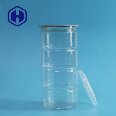 Van de de Blikken900ml 30.7oz Aardappel van BPA Vrije Ronde Duidelijke Plastic de Kokosnotenspaanders EOE