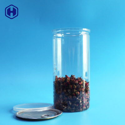 Snakken de Duidelijke Plastic Blikken van het aluminiumdeksel Hoge Pop het Graan van 1380ml 401# Verpakking