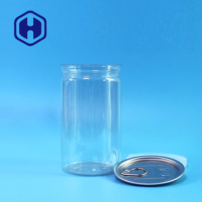 Het ronde Gemakkelijke Open Plastic HUISDIER van 16.9oz kan 500ml voor Pinda's van Snacks de Droge Bessen