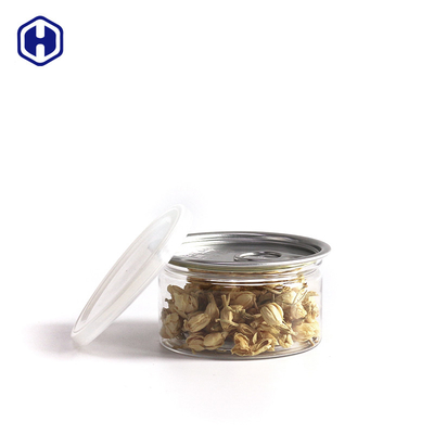 100ml 3.5g drogen Herb Clear Plastic Cans EOE 211# 38mm Hoogtehuisdier Tuna Can