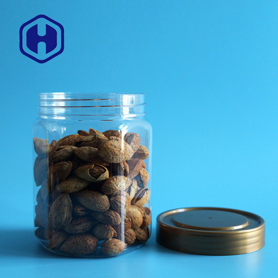 De Noten van de HUISDIEREN Hexagon Transparante Plastic Kruik 660ml Verpakking
